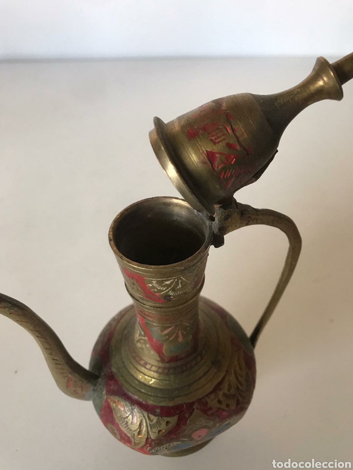 Antig&uuml;edades: Jarra india de bronce - Foto 3