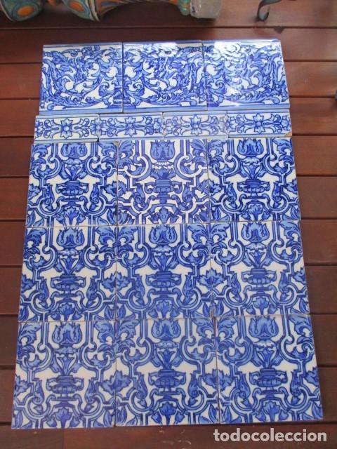 Antig&uuml;edades: Mural de azulejos antiguos - Foto 1