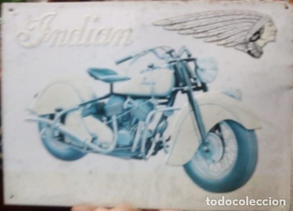 Antig&uuml;edades: CARTEL CHAPA INDIAN - Foto 1