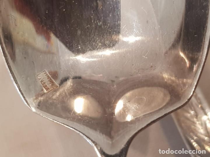 Antig&uuml;edades: 12 cucharas postre vintage selladas. - Foto 3