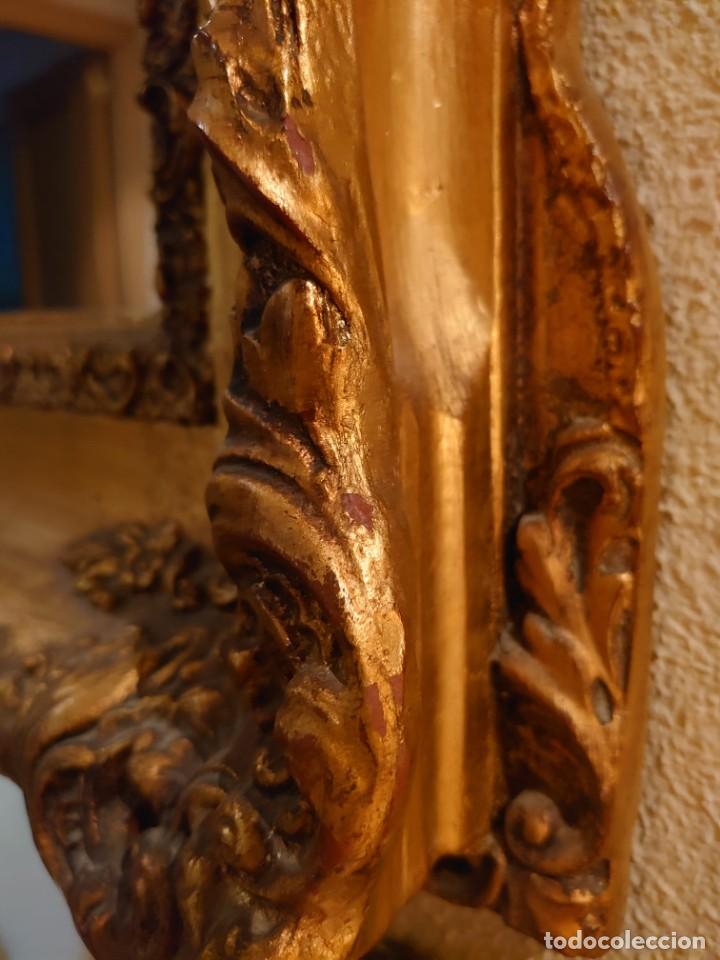 Antig&uuml;edades: ESPEJO BARROCO ORO MADERA POLIRESINA - Foto 3