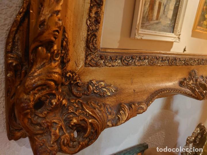 Antig&uuml;edades: ESPEJO BARROCO ORO MADERA POLIRESINA - Foto 8