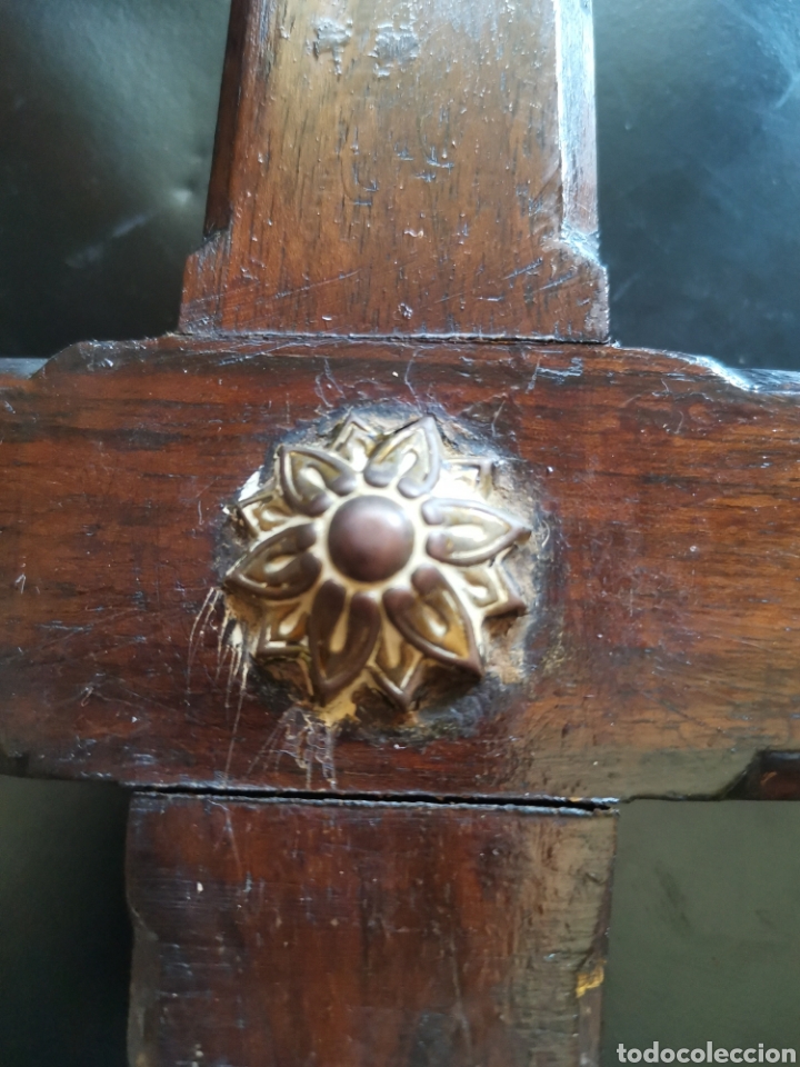 Antig&uuml;edades: Marco antiguo, detalles en laton - Foto 3
