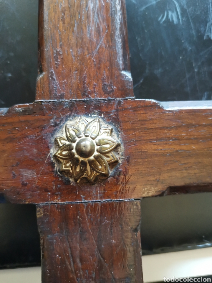 Antig&uuml;edades: Marco antiguo, detalles en laton - Foto 4