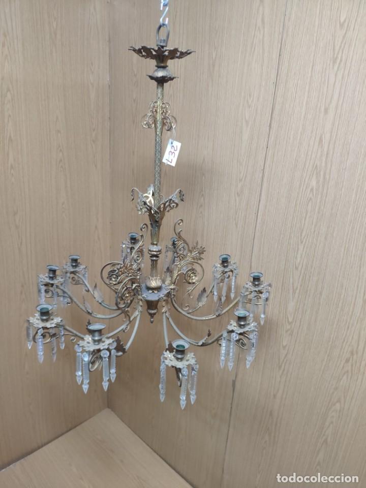 Antig&uuml;edades: L&Aacute;MPARA EN BRONCE SIGLO XIX, DDD 032 - Foto 10