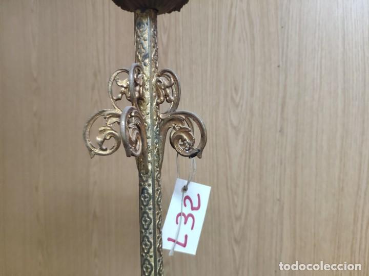Antig&uuml;edades: L&Aacute;MPARA EN BRONCE SIGLO XIX, DDD 032 - Foto 8