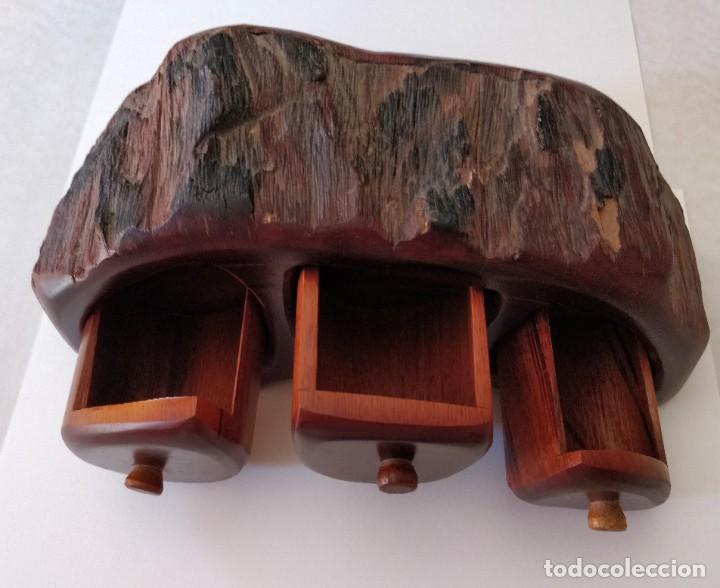 Antig&uuml;edades: Caja Joyero de madera de olivo - Foto 3