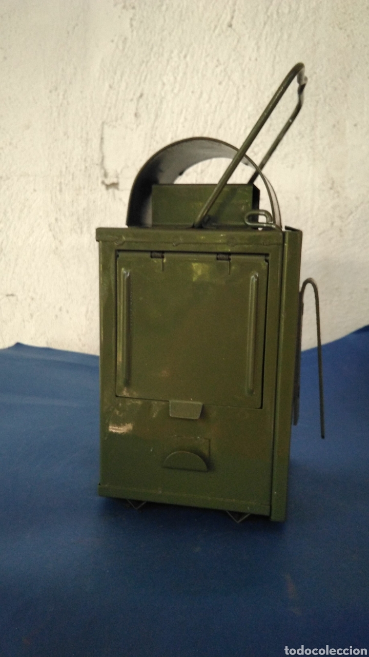 Antig&uuml;edades: Farol para se&ntilde;ales , del ej&eacute;rcito ,esta como nuevo - Foto 9