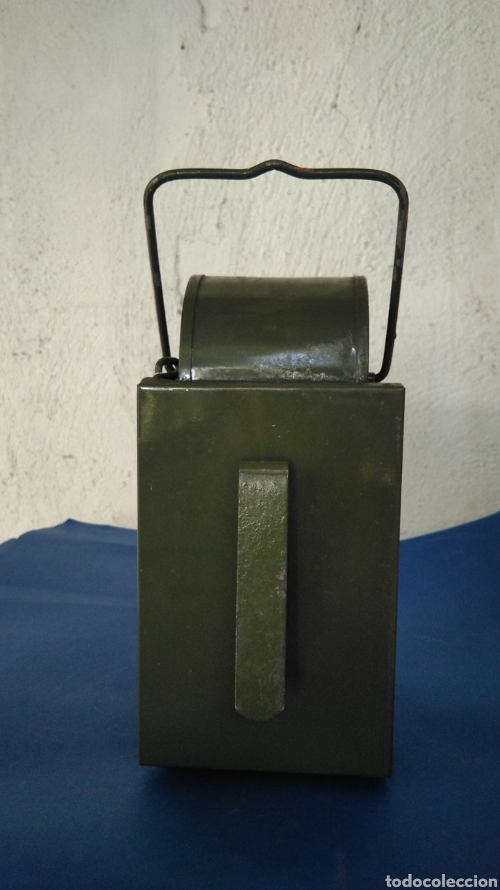 Antig&uuml;edades: Farol para se&ntilde;ales , del ej&eacute;rcito ,esta como nuevo - Foto 10