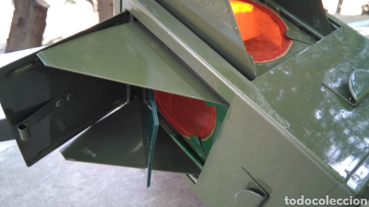 Antig&uuml;edades: Farol para se&ntilde;ales , del ej&eacute;rcito ,esta como nuevo - Foto 22