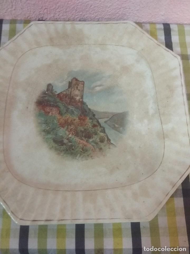 Antig&uuml;edades: Plato de opaca antiguo - Foto 1