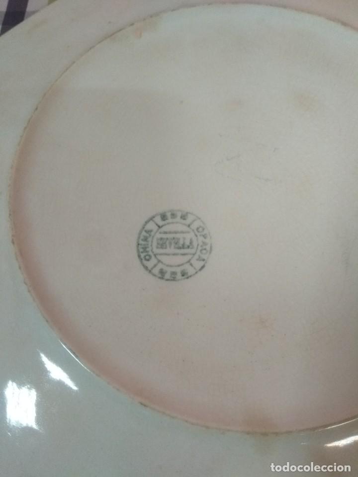 Antig&uuml;edades: Plato de opaca antiguo - Foto 2