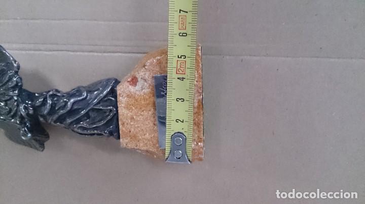 Antig&uuml;edades: ESCULTURA DE PLATA DE MOISES CON LAS TABLAS DE LA LEY - Foto 2