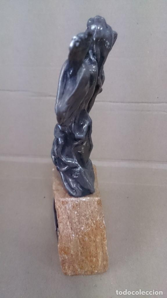 Antig&uuml;edades: ESCULTURA DE PLATA DE MOISES CON LAS TABLAS DE LA LEY - Foto 9