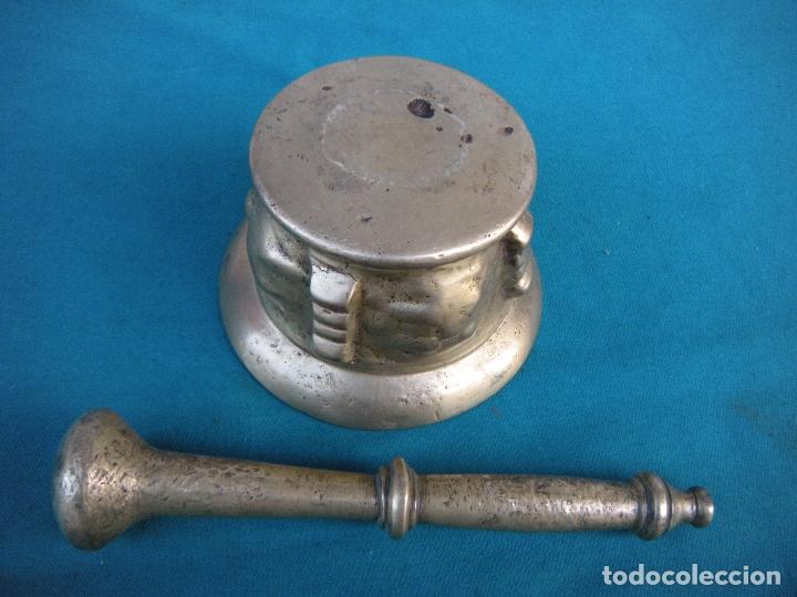Antig&uuml;edades: FARMACIA. ANTIGUO ALMIREZ DE BRONCE - Foto 2