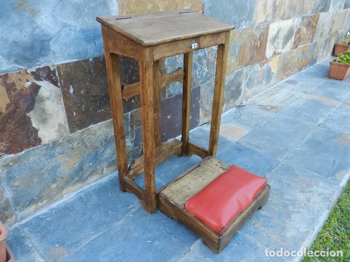 Antig&uuml;edades: ANTIGUO RECLINATORIO DE MADERA A&Ntilde;O 1920 - Foto 1