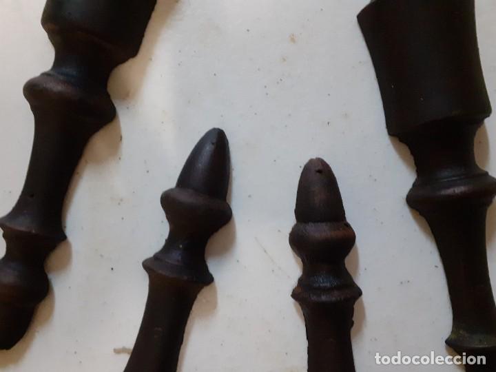 Antig&uuml;edades: Recambio comoda columnillas laterales - Foto 4