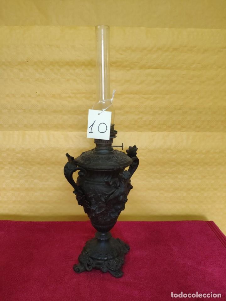 Antig&uuml;edades: L&Aacute;MPARA DE ACEITE SIGLO XIX, 6000-010 - Foto 1