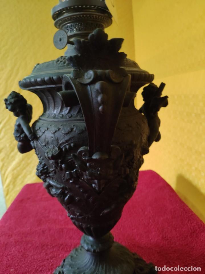 Antig&uuml;edades: L&Aacute;MPARA DE ACEITE SIGLO XIX, 6000-010 - Foto 10