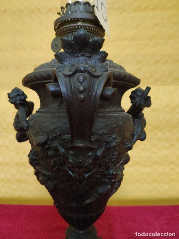 Antig&uuml;edades: L&Aacute;MPARA DE ACEITE SIGLO XIX, 6000-010 - Foto 11