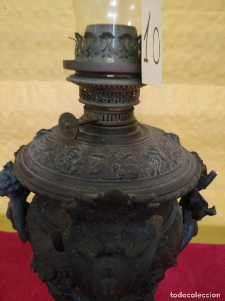 Antig&uuml;edades: L&Aacute;MPARA DE ACEITE SIGLO XIX, 6000-010 - Foto 12