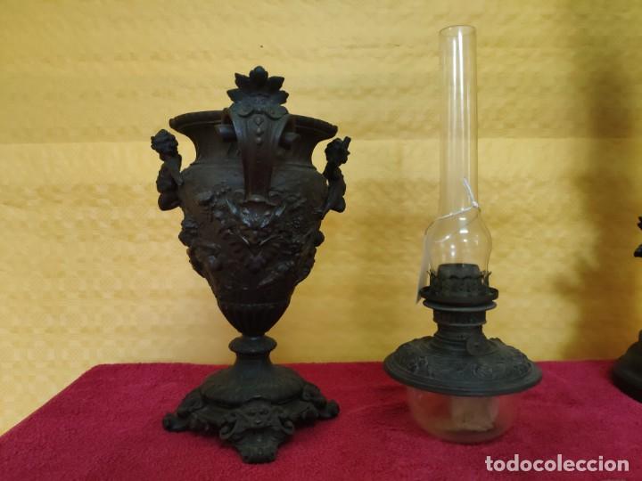 Antig&uuml;edades: L&Aacute;MPARA DE ACEITE SIGLO XIX, 6000-010 - Foto 15