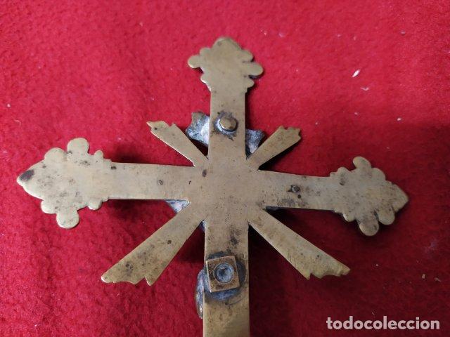 Antig&uuml;edades: ANTIGUA CRUZ DE BRONCE - Foto 5