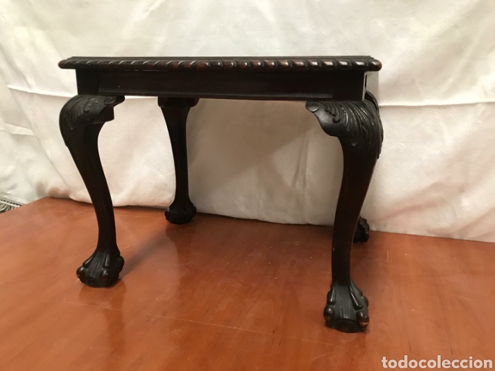 Antig&uuml;edades: Antigua mesa de madera maciza - Foto 2