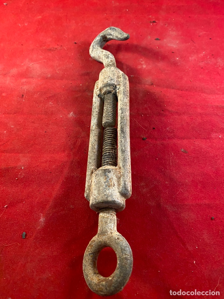 Antig&uuml;edades: Gancho tensor hierro - Foto 2