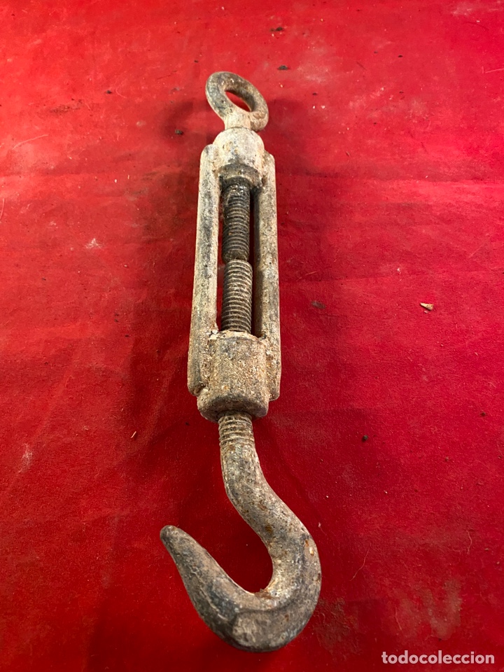 Antig&uuml;edades: Gancho tensor hierro - Foto 1