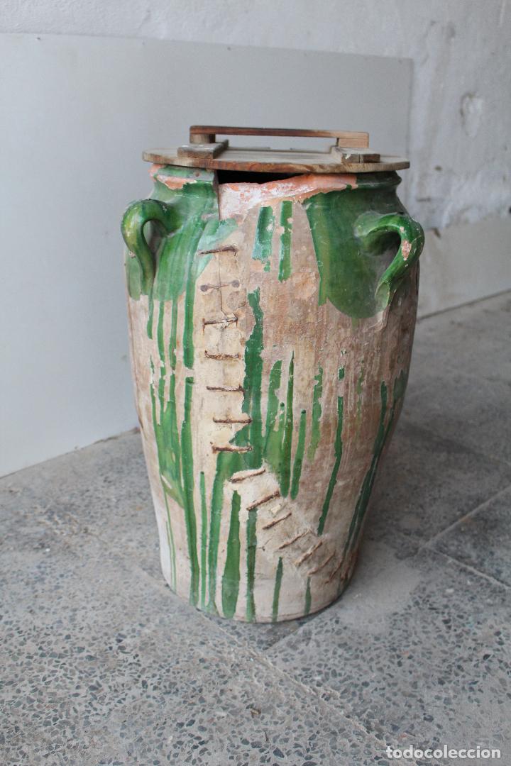 Antig&uuml;edades: orza antigua la&ntilde;ada - Foto 4