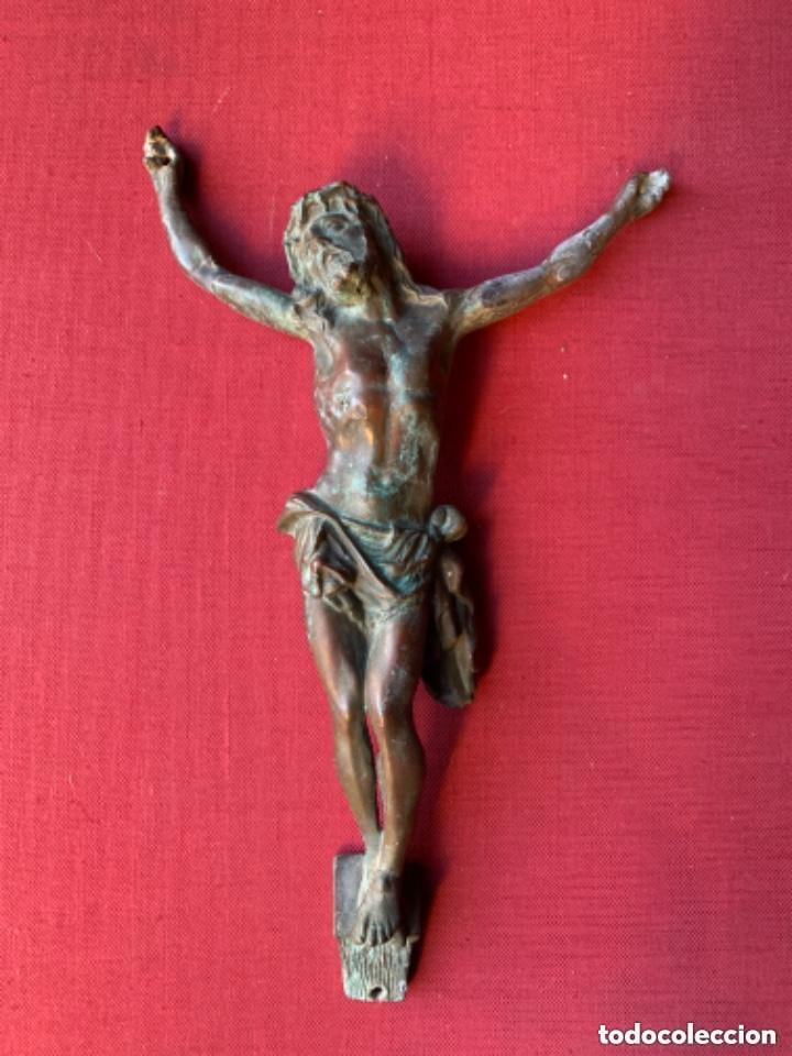 Antig&uuml;edades: CRISTO DE BRONCE ANTIGUO - Foto 1
