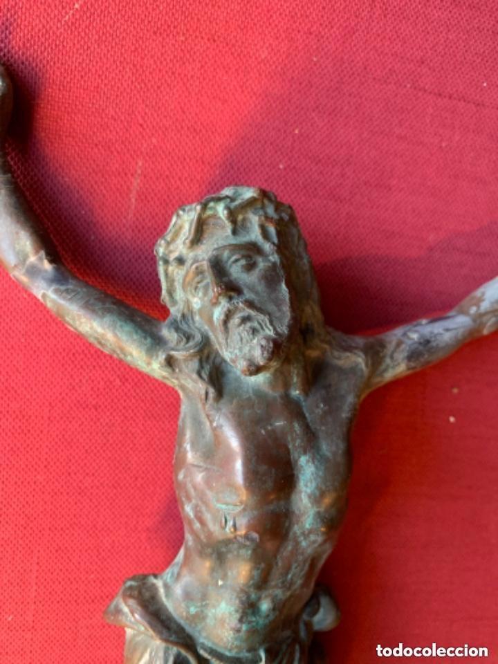 Antig&uuml;edades: CRISTO DE BRONCE ANTIGUO - Foto 2