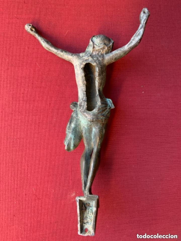 Antig&uuml;edades: CRISTO DE BRONCE ANTIGUO - Foto 8