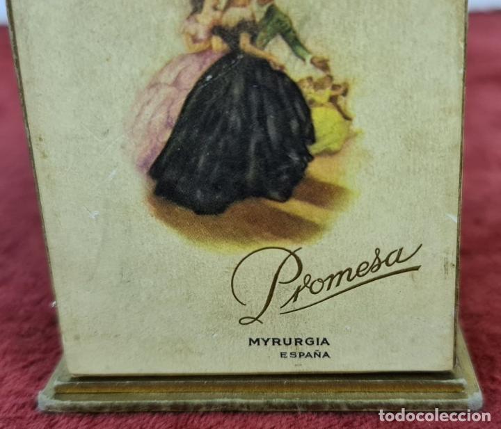 Antigüedades: PROMESA DE MYRURGIA. BOTELLA DE PERFUME PARA SEÑORA. CAJA ORIGINAL. CIRCA 1930. - Foto 5 - 217980665