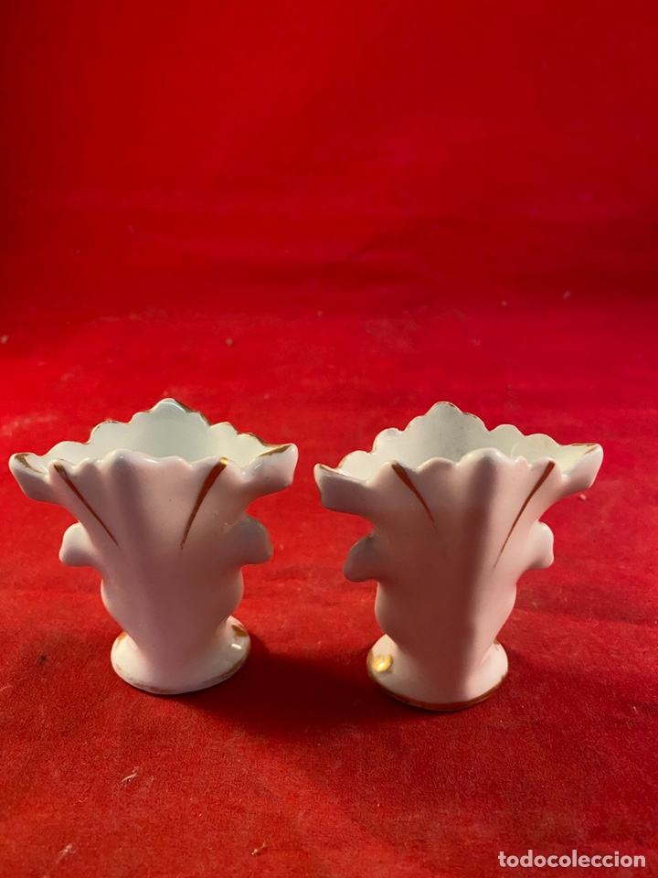 Antig&uuml;edades: Pareja de jarras porcelana - Foto 2