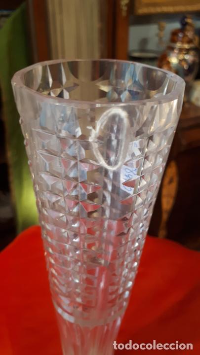 Antig&uuml;edades: CRISTAL Y PLATA. FLORERO. - Foto 5