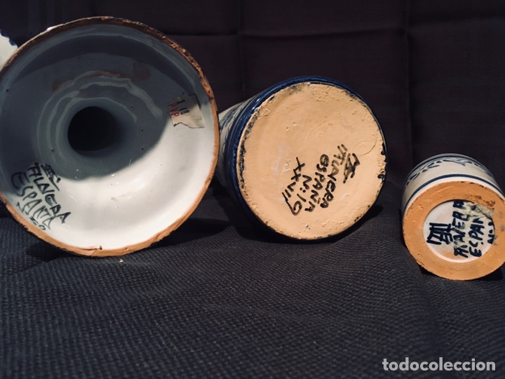 Antig&uuml;edades: TALAVERA lote 3 piezas - Foto 6