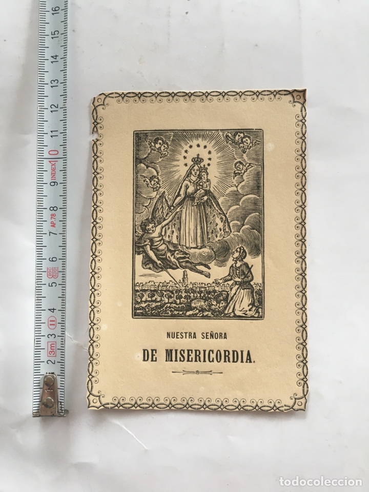 Antig&uuml;edades: GRABADO. NUESTRA SE&Ntilde;ORA DE MISERICORDIA. - Foto 1