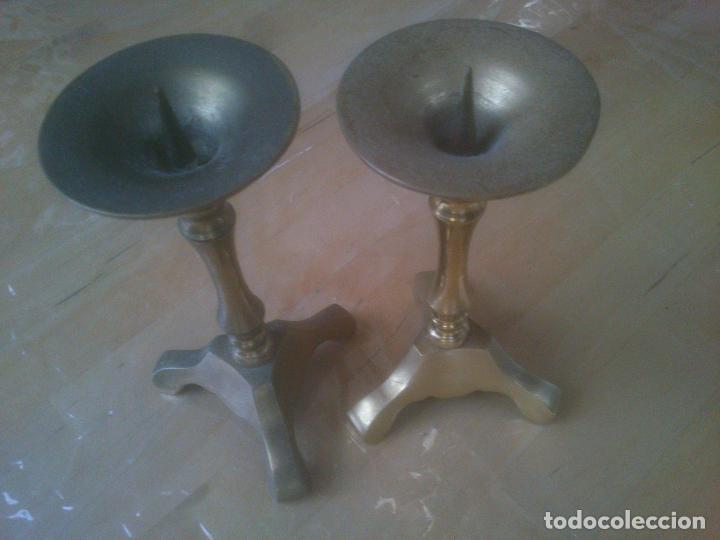 Antig&uuml;edades: Antiguos veleros de iglesia en bronce - Foto 6