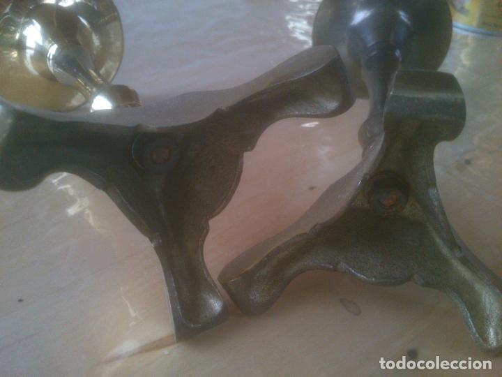 Antig&uuml;edades: Antiguos veleros de iglesia en bronce - Foto 7