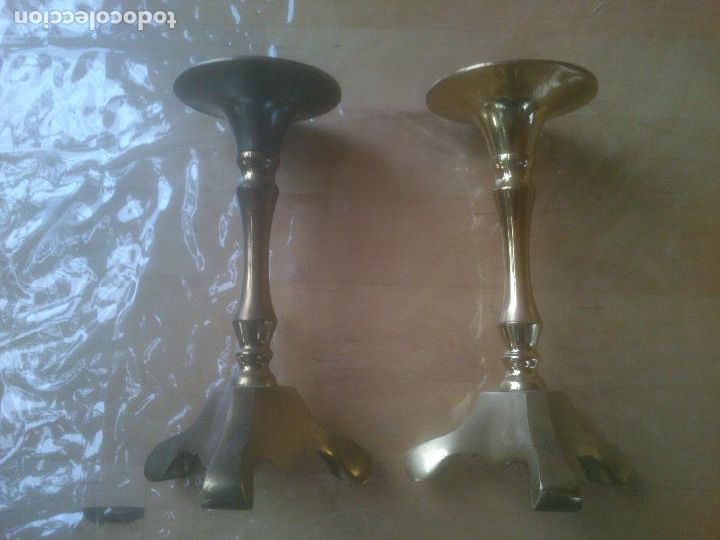 Antig&uuml;edades: Antiguos veleros de iglesia en bronce - Foto 1