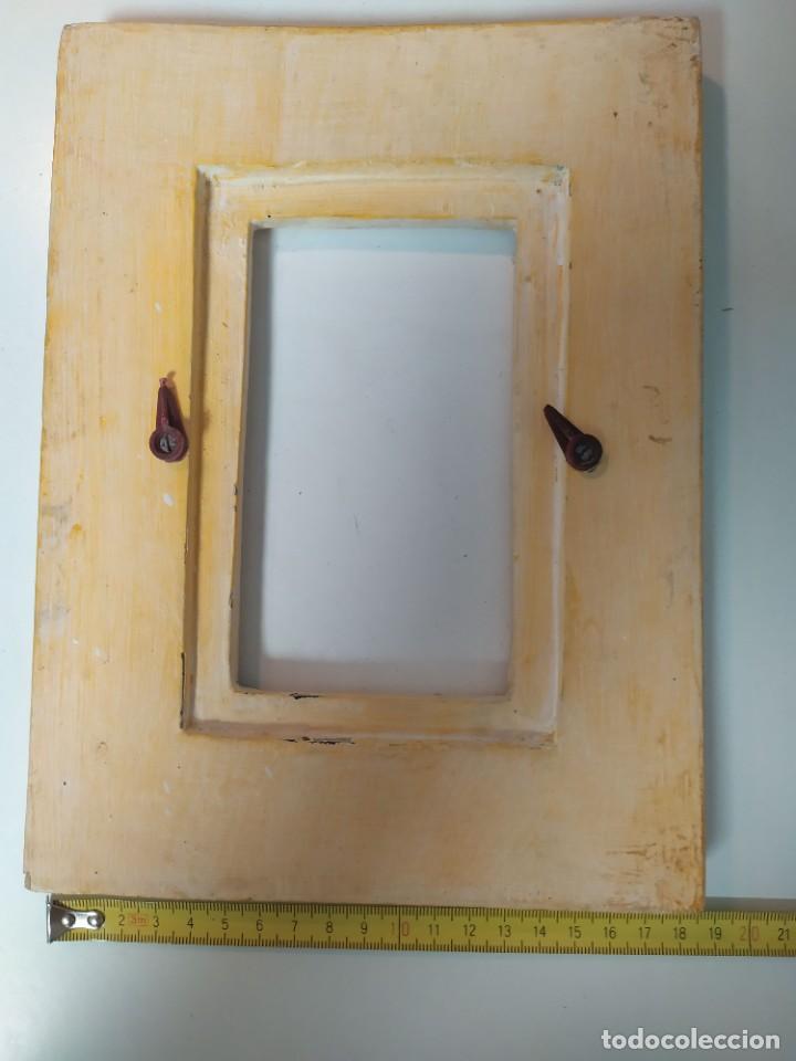 Antig&uuml;edades: MARCO PORTARETRATO MADERA - Foto 2