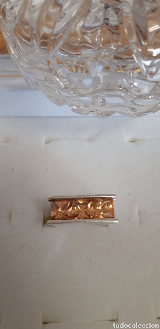 Antig&uuml;edades: ANILLO DE PLATA DE LEY CON AMBAR BALTICO - Foto 1