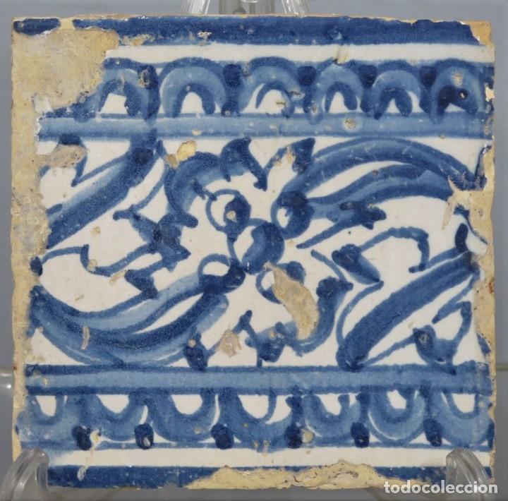 Antig&uuml;edades: AZULEJO DE TALAVERA. SIGLO XVI - Foto 1