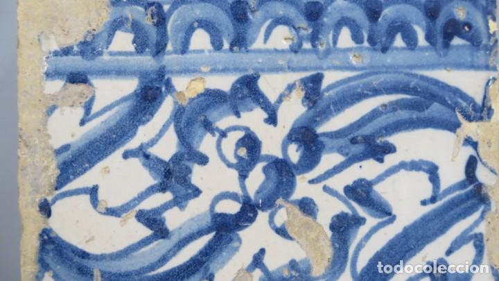 Antig&uuml;edades: AZULEJO DE TALAVERA. SIGLO XVI - Foto 2