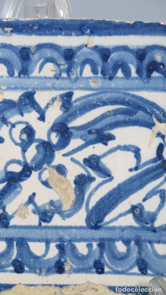 Antig&uuml;edades: AZULEJO DE TALAVERA. SIGLO XVI - Foto 4