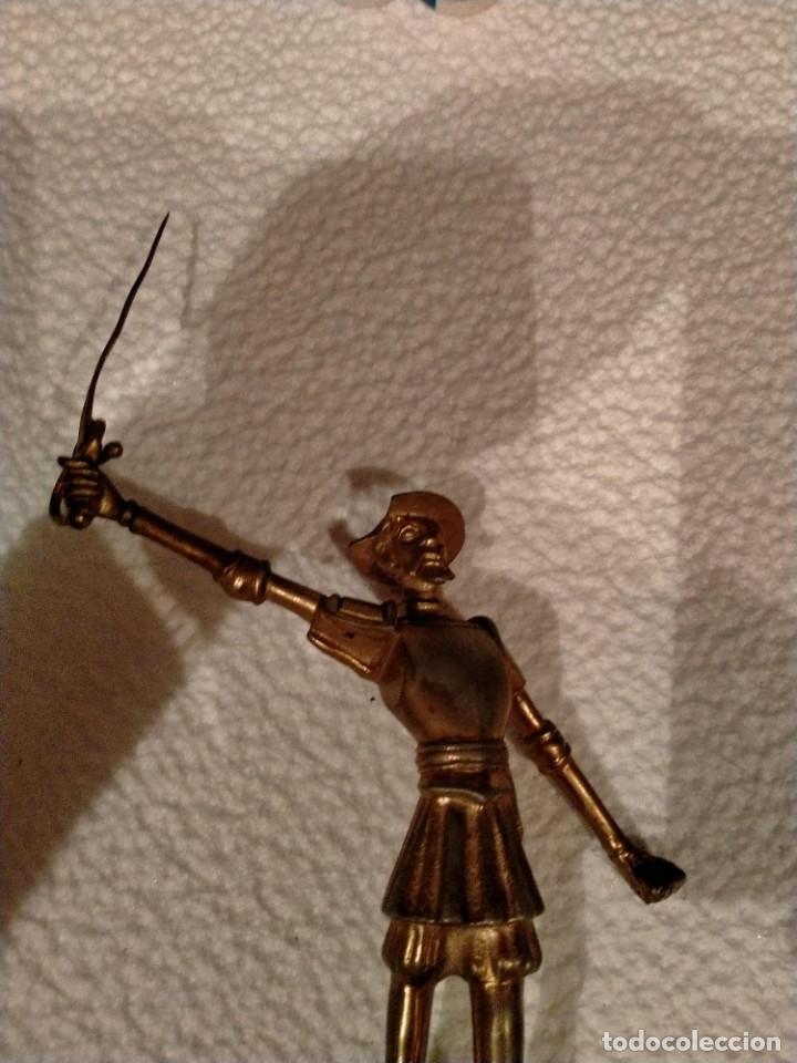 Antig&uuml;edades: FIGURA DE DON QUIJOTE DE BRONCE - Foto 3