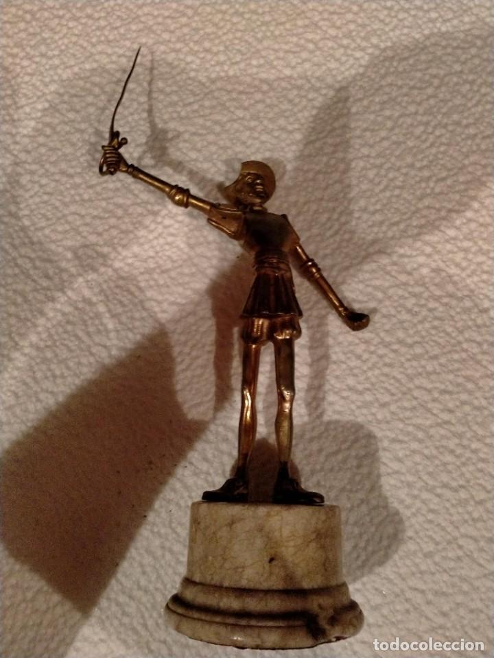 Antig&uuml;edades: FIGURA DE DON QUIJOTE DE BRONCE - Foto 5