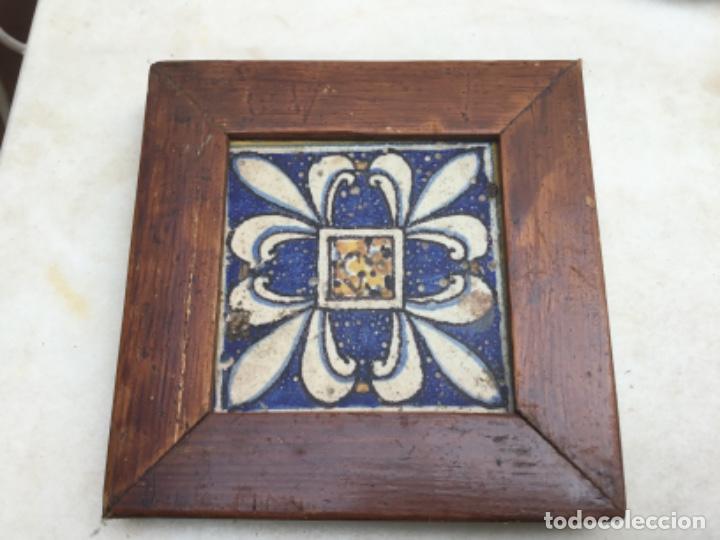 Antig&uuml;edades: Antiguo azulejo del xvl - Foto 1